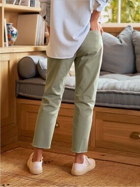 Frank & Eileen Wicklow Italian Chino Rosemary Green Pants size 14